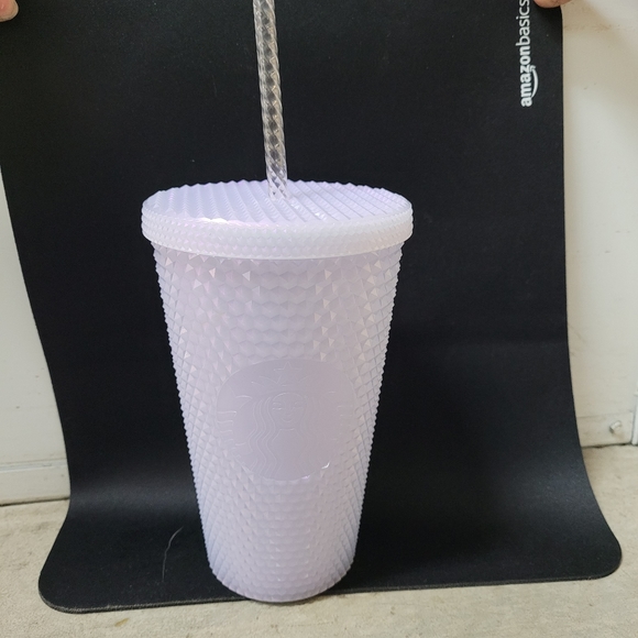 Spiked icy white iridescent cold cup 16oz  Starbucks. - Picture 8 of 8